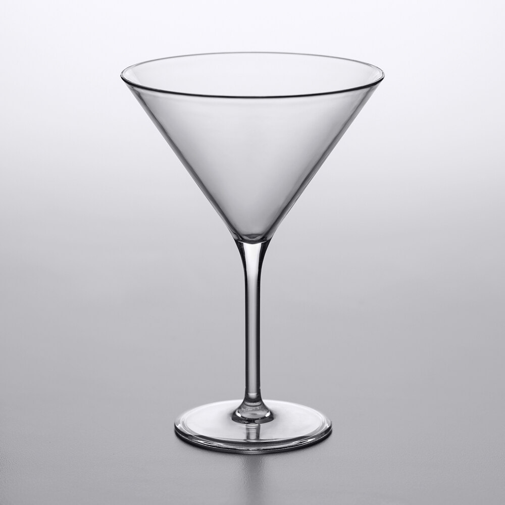 Carlisle 564607 Alibi 9 oz. Plastic Martini Glass 24/Case