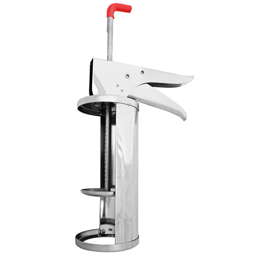 Prince Castle 580NMCC Red 1/3 oz. Sauce Dispenser