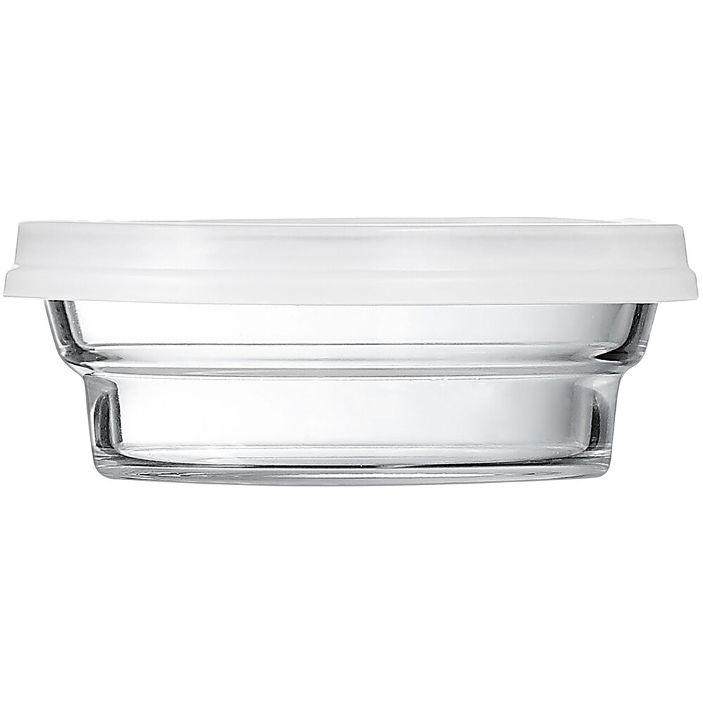 Arcoroc So Urban 8.25 oz. Glass Bowl with Lid by Arc Cardinal 24/Case