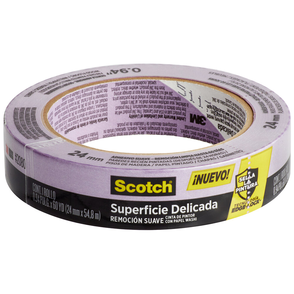 3M Scotch™ 0.9" x 60 Yards Purple Delicate Surface Painter's Tape 208024EC