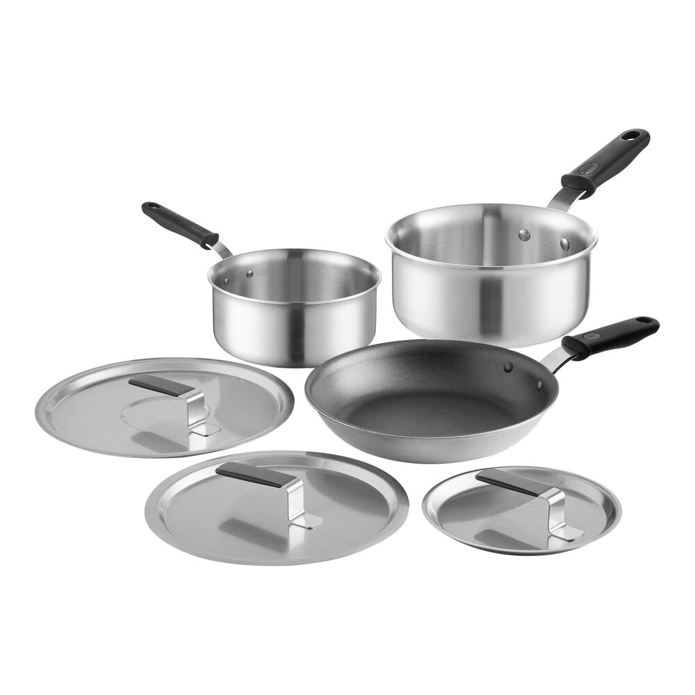 6 Best Stainless Steel Cookware with Copper Core (Induction Ready)   Cookware set stainless steel, Stainless steel cookware, Steel restaurant