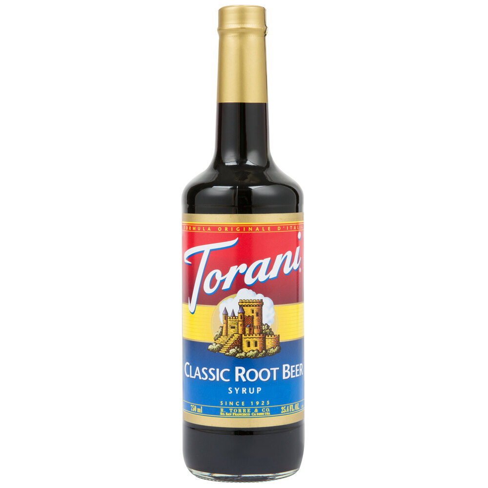 Torani Root Beer Syrup 750 mL Shop WebstaurantStore