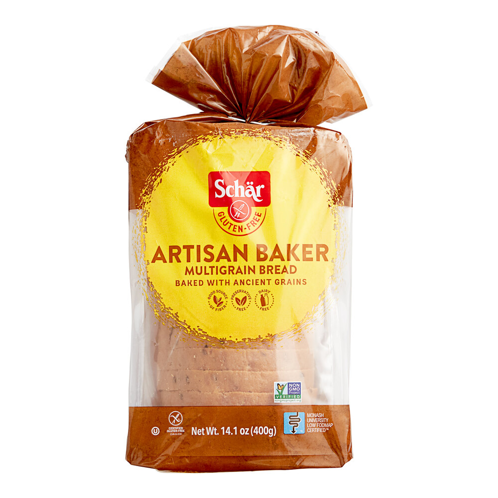 Schar Gluten-Free Artisan Baker Sliced Multigrain Bread Loaf 12-Count