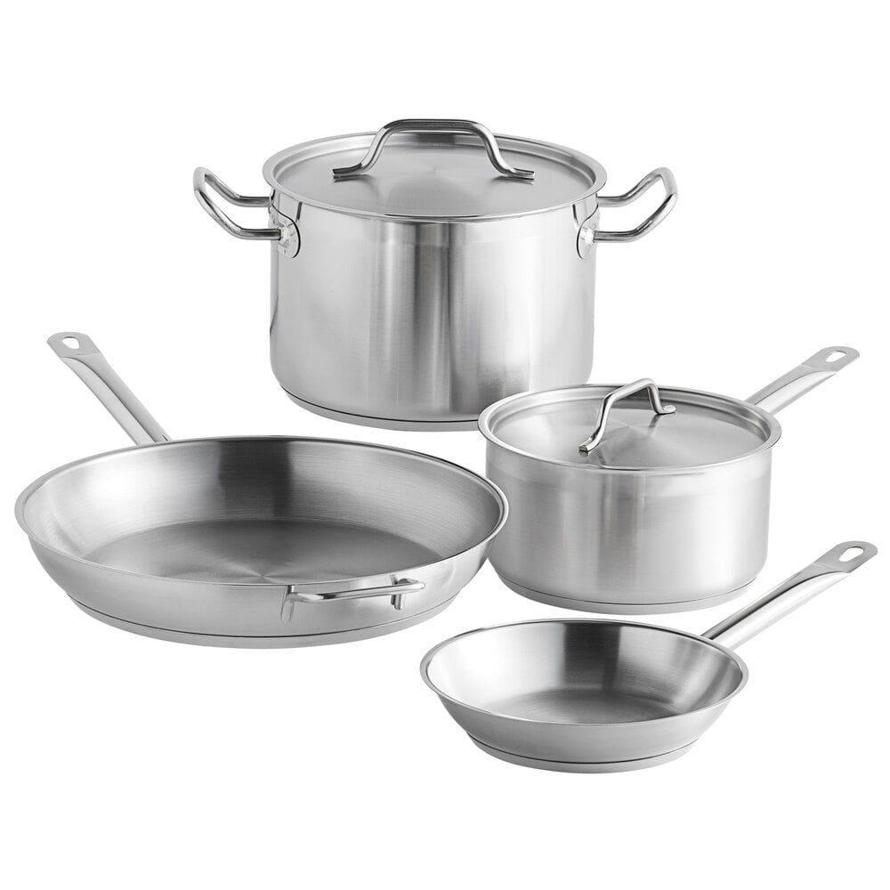 Vigor SS1 Series 6-Piece Induction Ready Stainless Steel Cookware