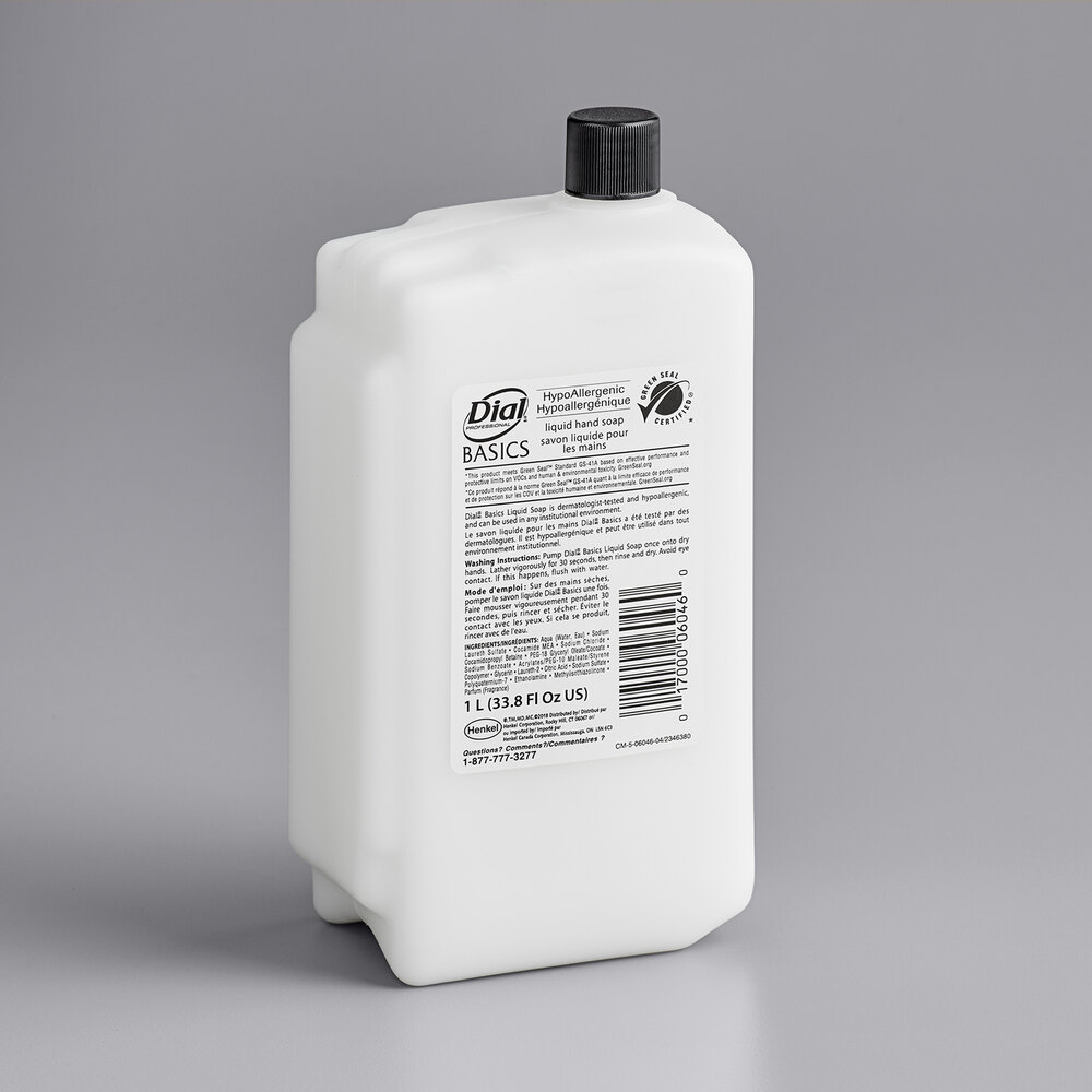 Dial Basics Hypoallergenic Hand Soap Refill 1 Liter