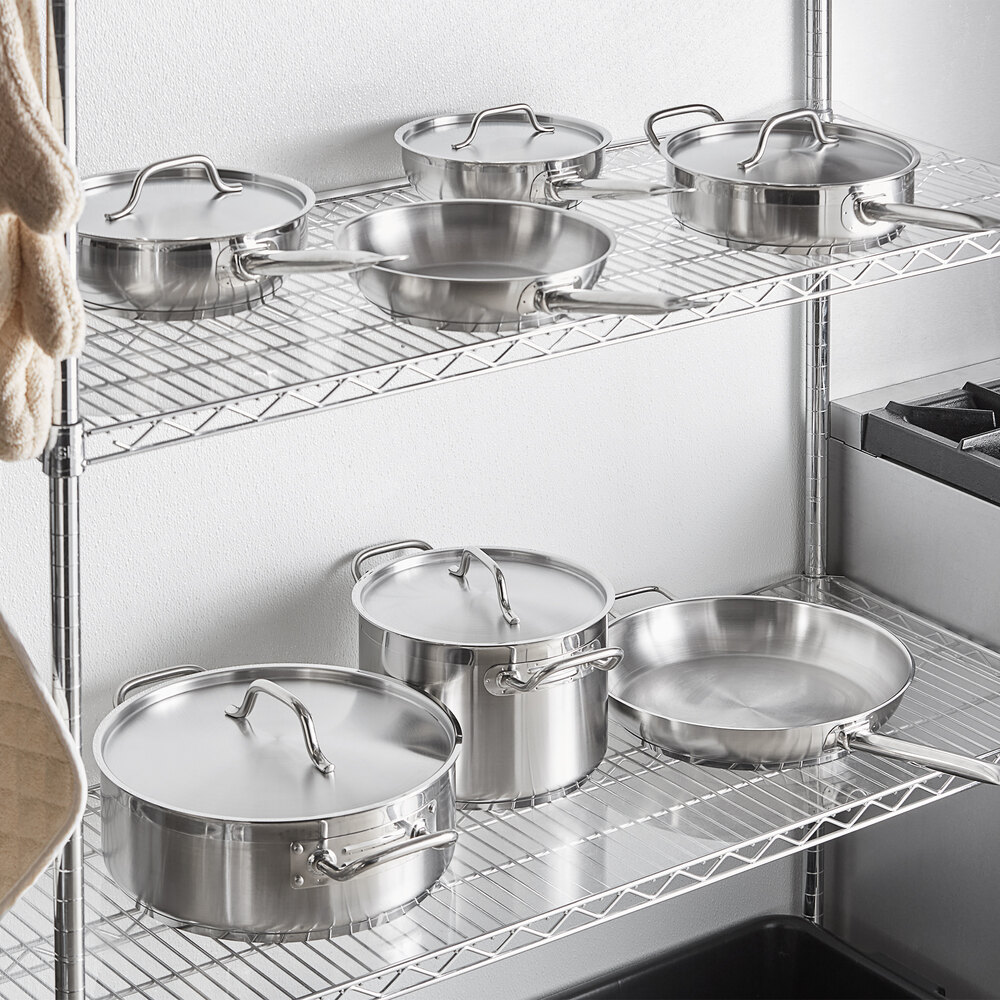 SS1 Series 12-Piece Induction Ready Stainless Steel Cookware Set