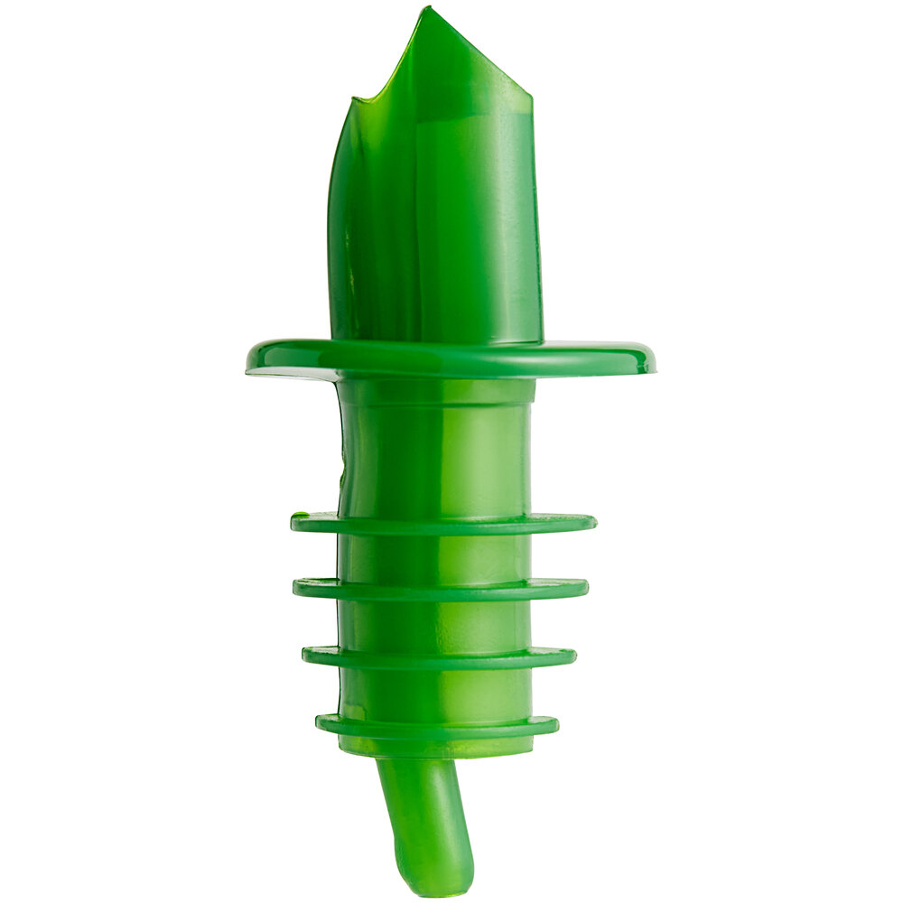 Choice Green Free Flow Liquor Pourer 12/Pack