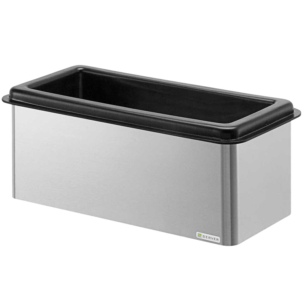 Server 4 Compartment Insulated DropIn Stainless Steel Condiment Bar