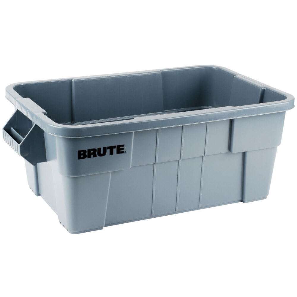 Rubbermaid BRUTE Tote with Lid - 75.5 Ltr - Grey