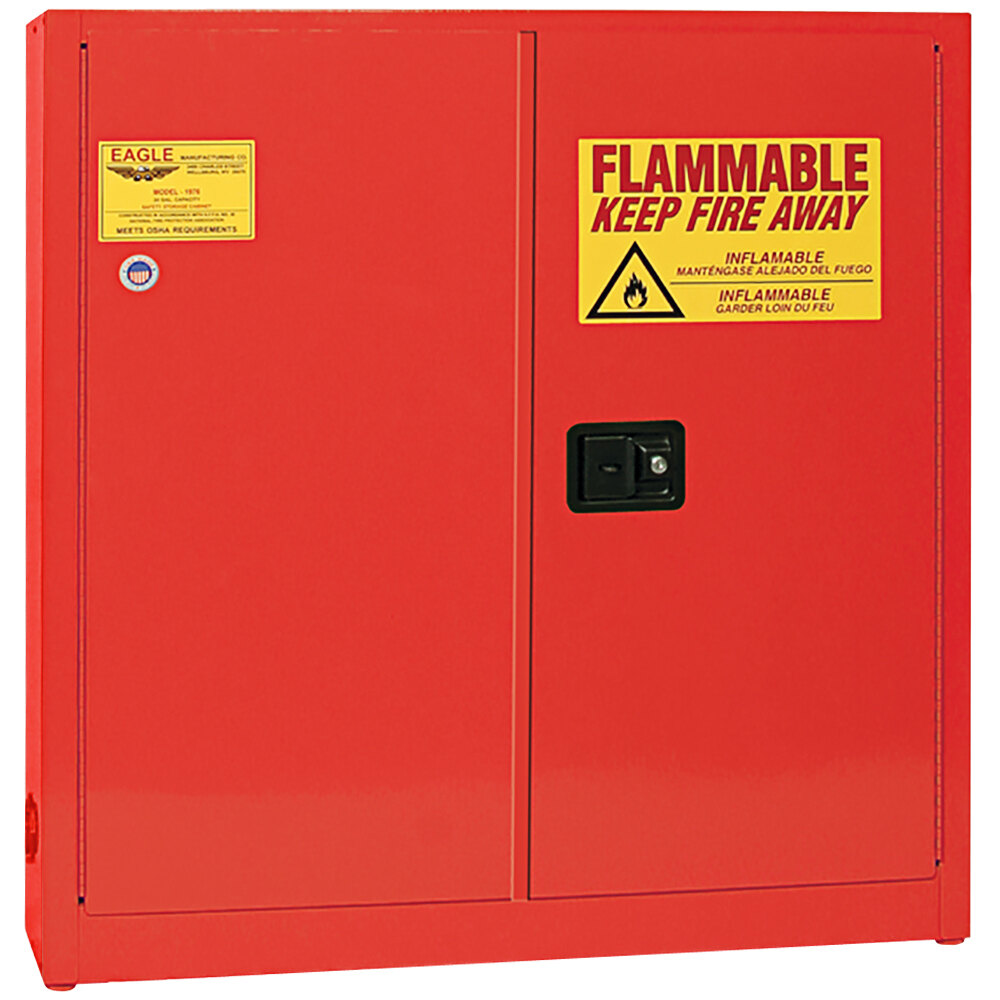 Eagle Manufacturing 24 Gallon Red Flammable Liquid Safety with