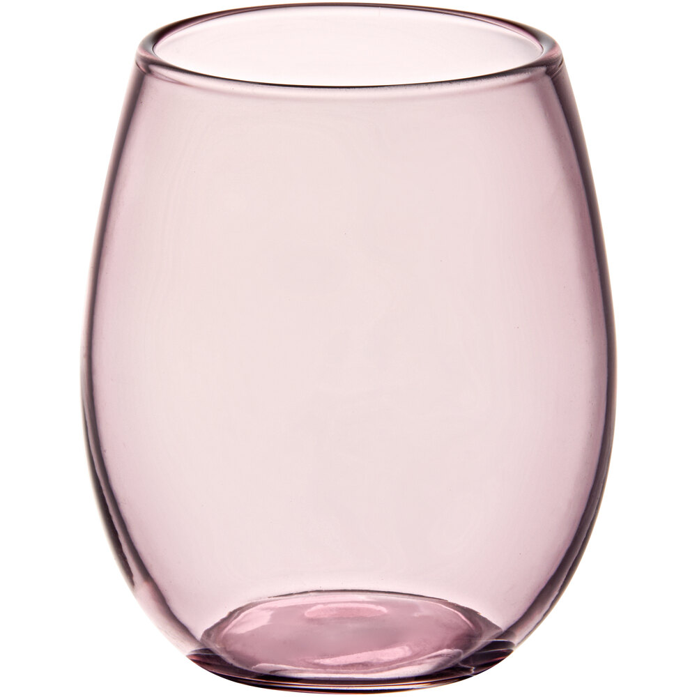 Acopa Pangea 13 oz. Blue Stemless Wine Glass - 12/Case