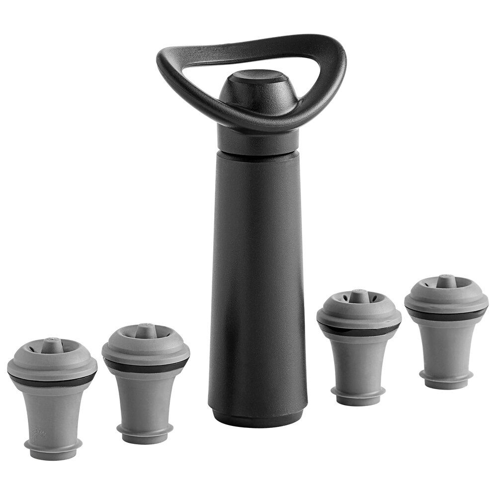 Vacuvin 1 pompe inox et 2 bouchons Giftpack