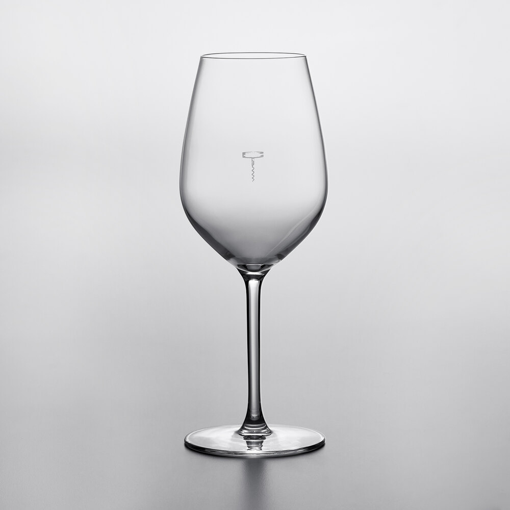 Cardinal Chef & Sommelier Cabernet 16 Oz Tall Kwarx Wine Glass With Grape  Logo, case of 2 dozen
