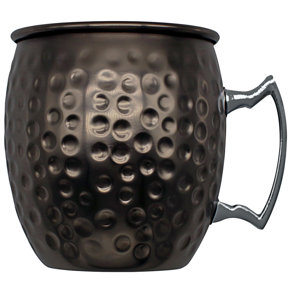Arcoroc 16 oz. Hammered Antique Black Moscow Mule Mug by Arc Cardinal