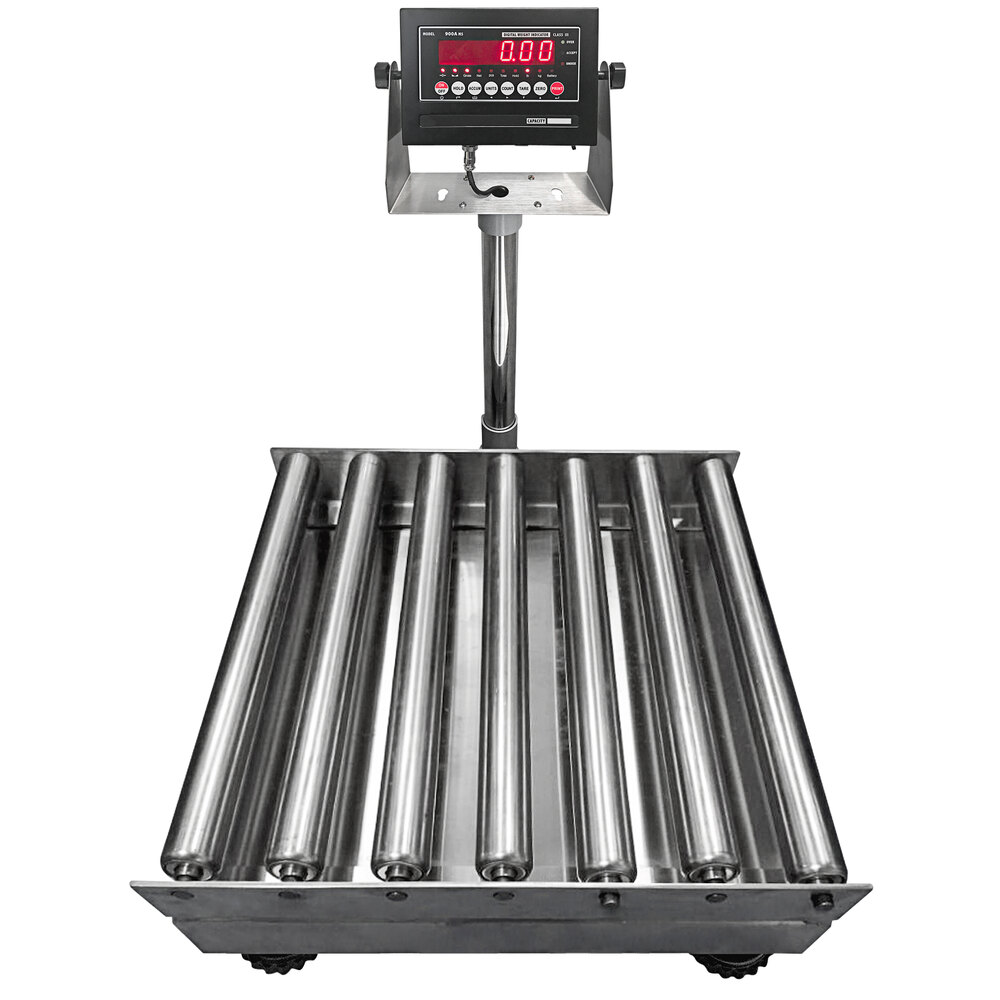 Optima Control System Scale Optima Weighing Systems OP-915-RT-24-1000 1,000 lb. Bench Scale with 24 ...