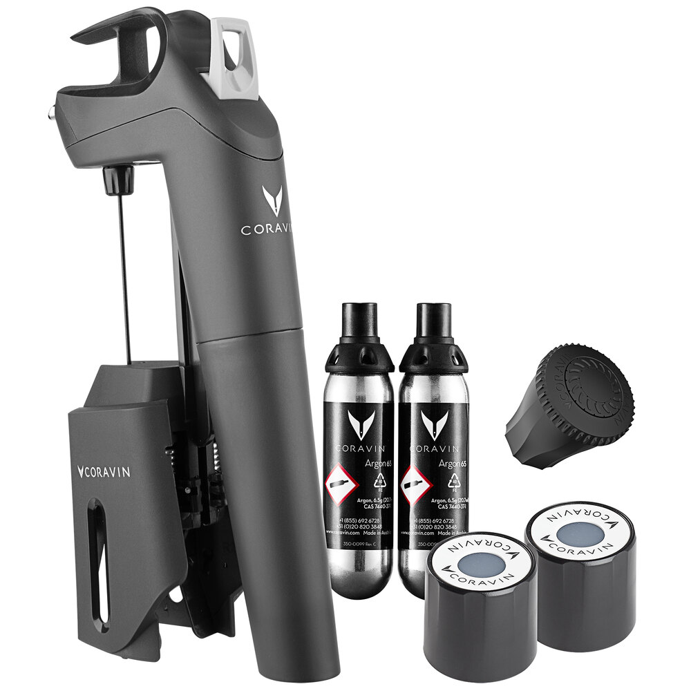 Coravin Timeless Three Plus Black Wine Preservation System 112324