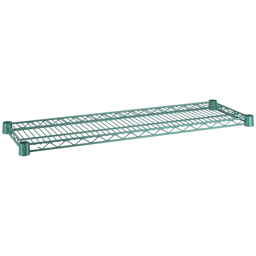 Regency 12 inch x 36 inch NSF Green Epoxy Wire Shelf