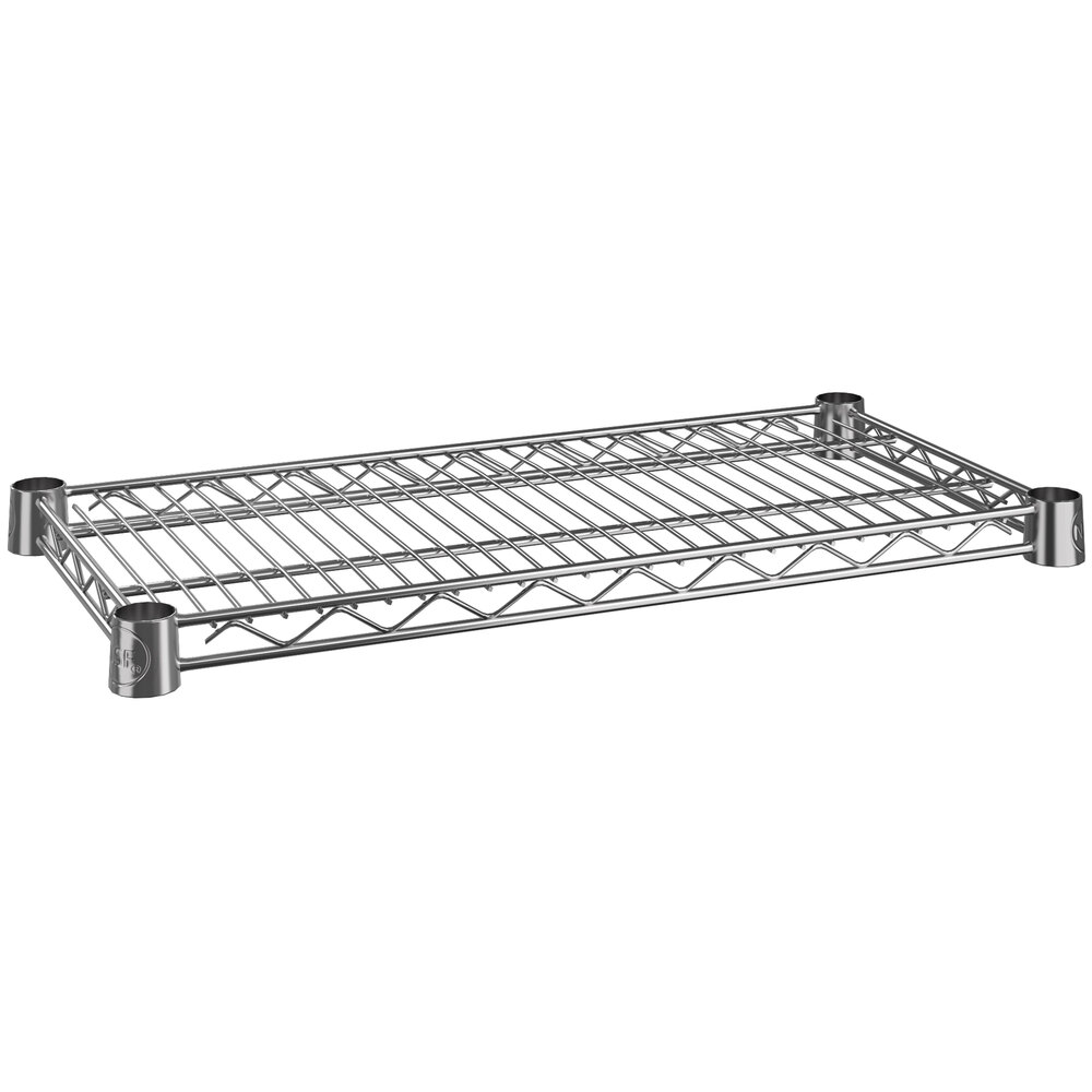 Regency 12 inch x 24 inch NSF Stainless Steel Wire Shelf