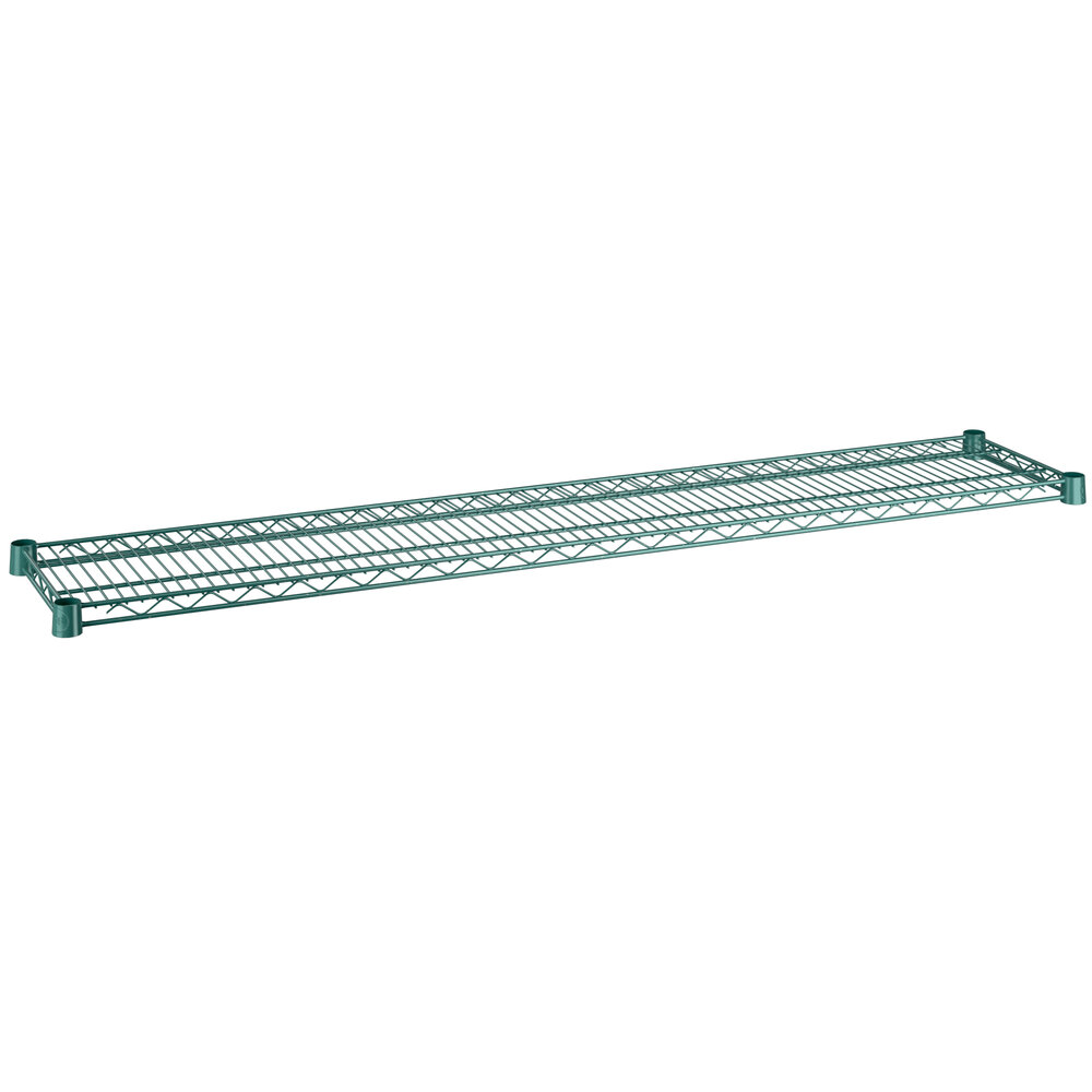 Regency 12 inch x 60 inch NSF Green Epoxy Wire Shelf