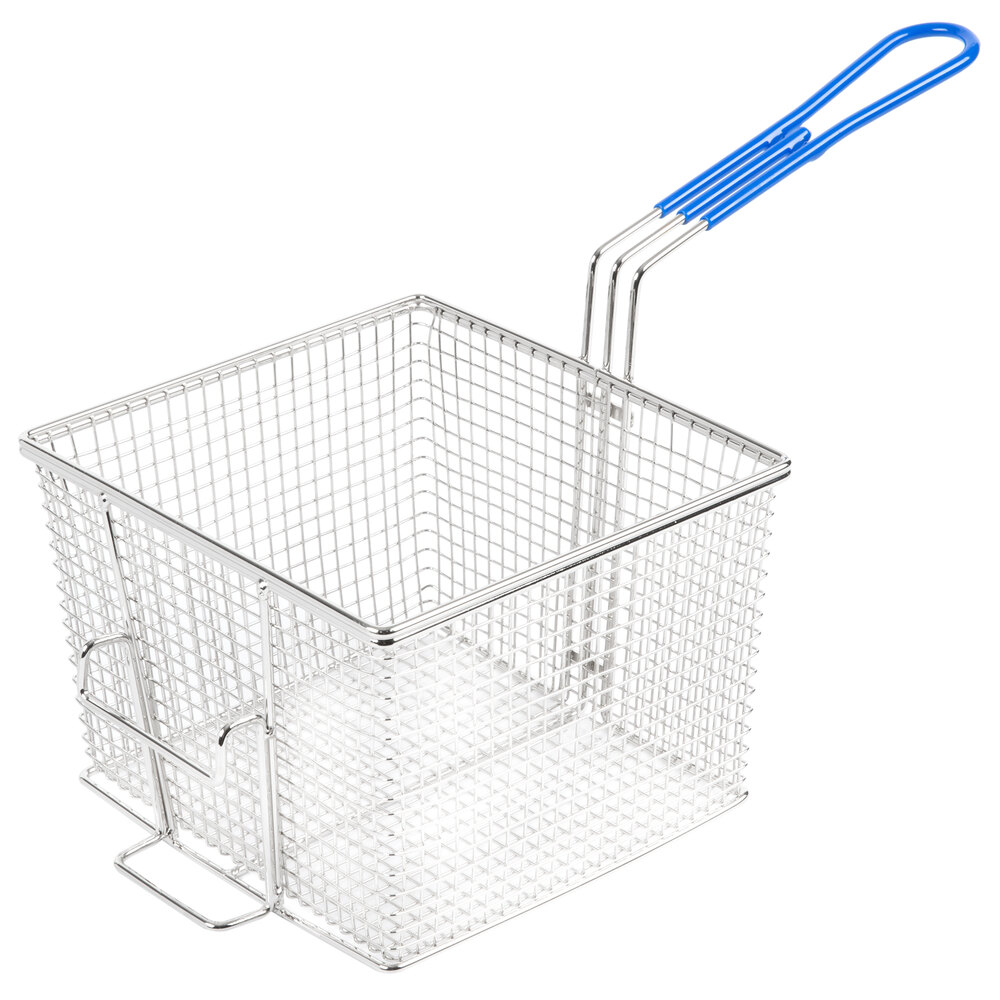 Globe LGBASKET1632 7 3/4" x 8 1/2" x 6" Full Size Fryer Basket with