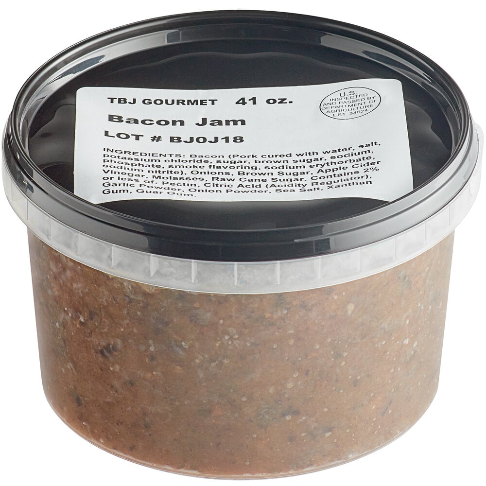 TBJ Gourmet 41 oz. Classic Uncured Bacon Jam Spread 2/Case