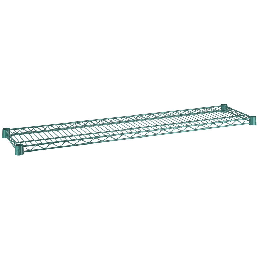 Regency 12 inch x 48 inch NSF Green Epoxy Wire Shelf