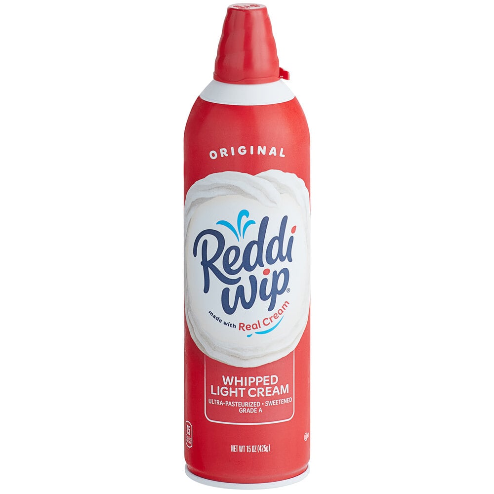 ReddiWip Light Cream Whipped Topping 15 oz. 12/Case