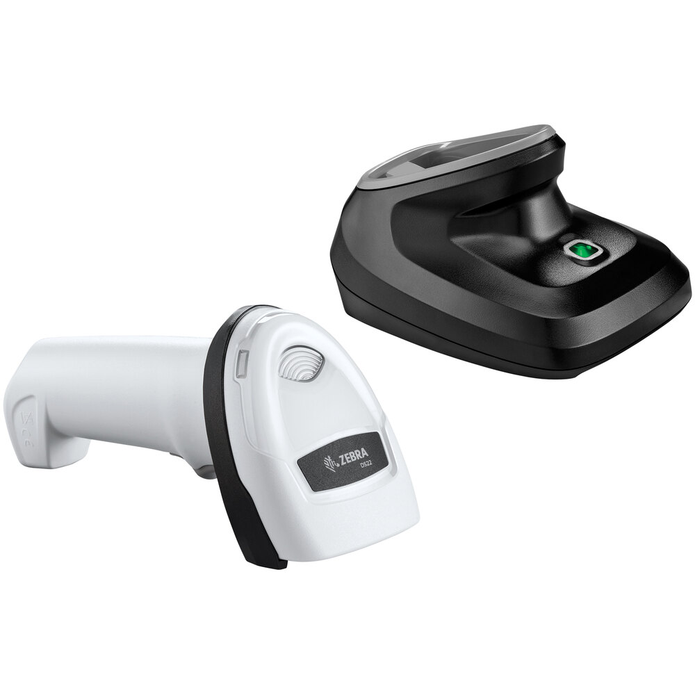 Zebra DS2278SR6U2100PRW DS2278SR White Cordless USB Scanner Kit with