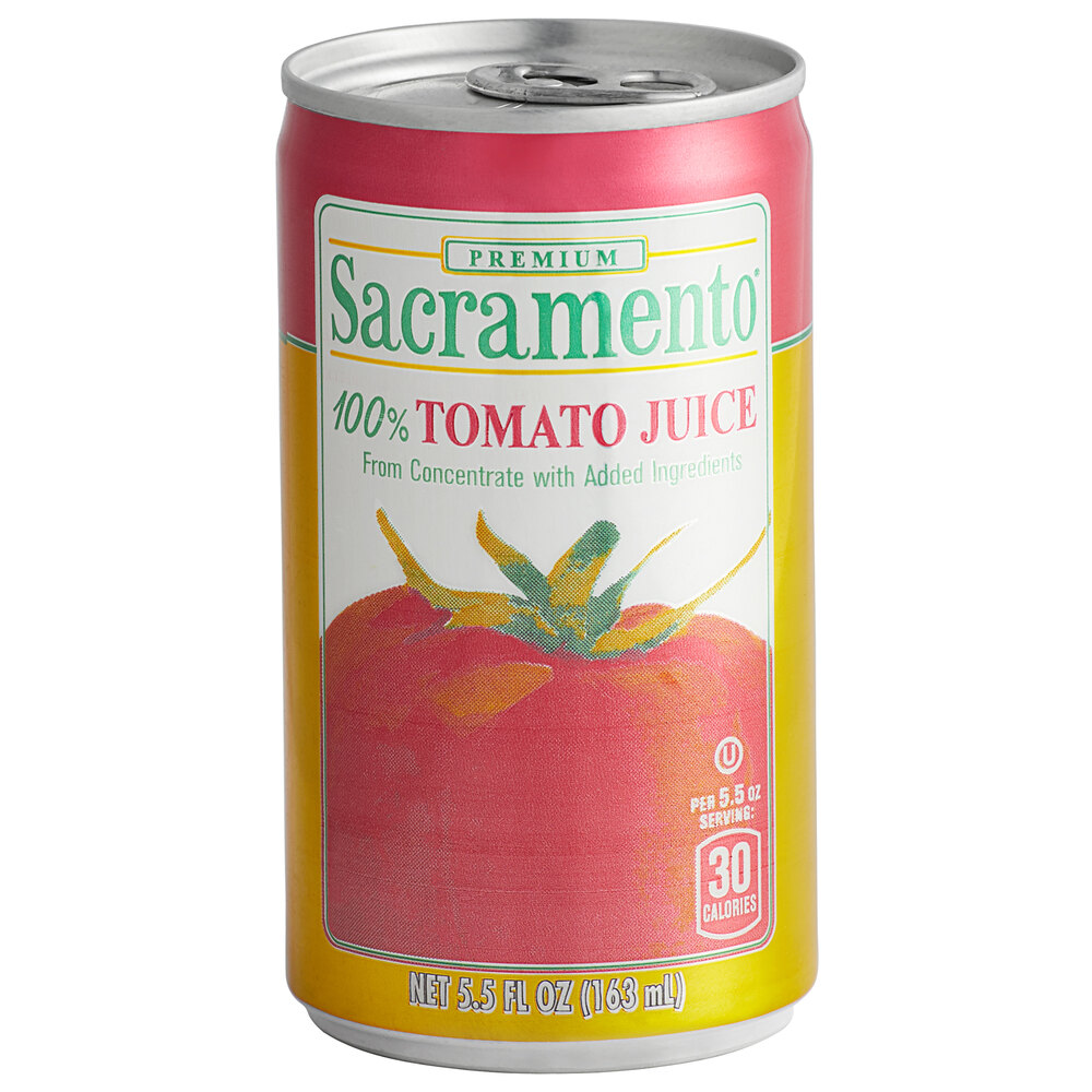 Sacramento 5.5 fl. oz. Tomato Juice 48/Case