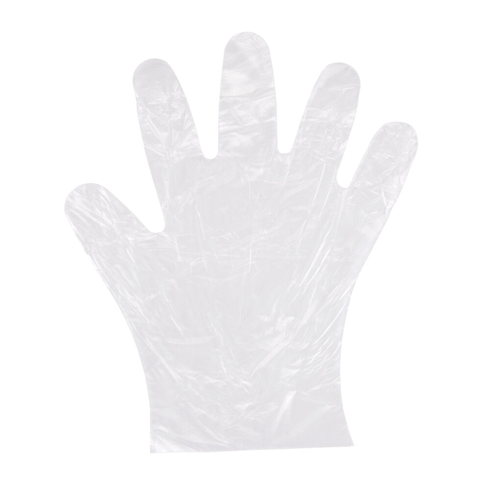 Choice Disposable Poly Gloves - Medium 1000 / Box for Food Service