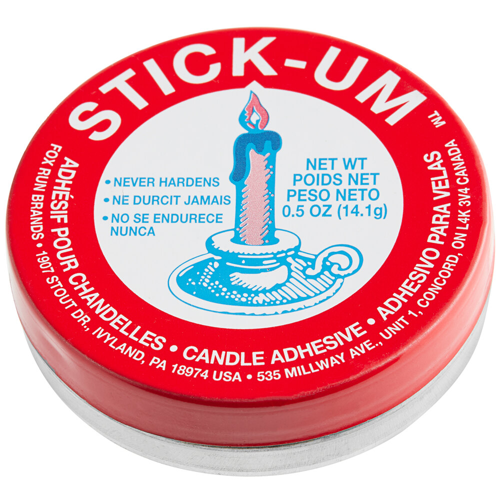 Fox Run StickUm .5 oz. Candle Adhesive 12/Case