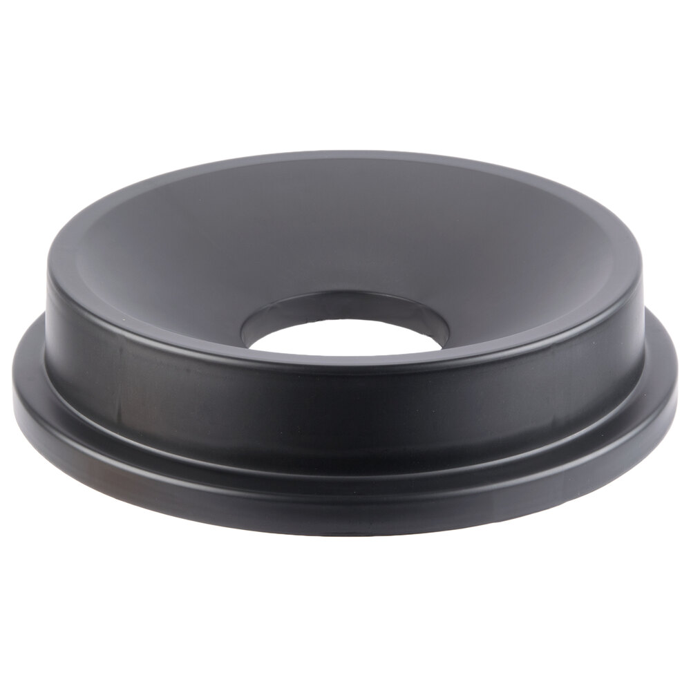 32 Gallon Black Funnel Top Round Trash Can Lid