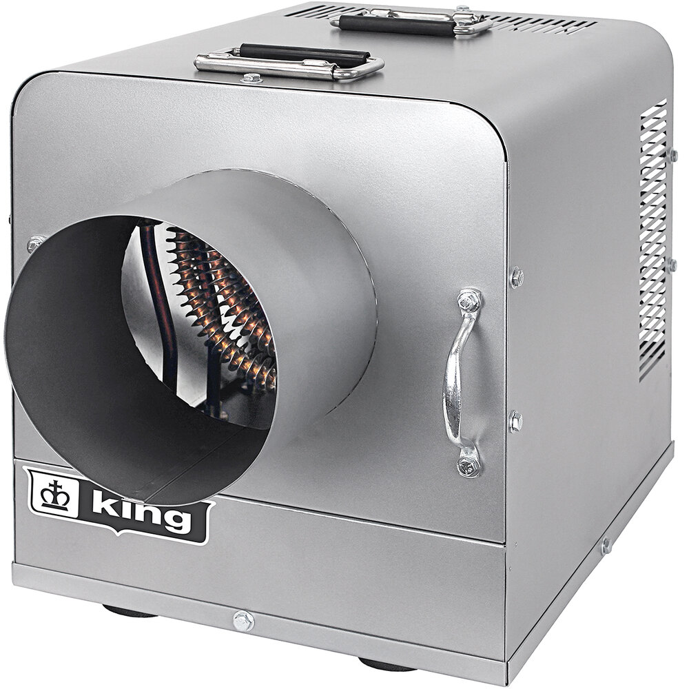 King Electric PKB-DT Series PKB2410-1-T-DT-FM Ducted Portable Unit Heater -  208/240V, 10 kW