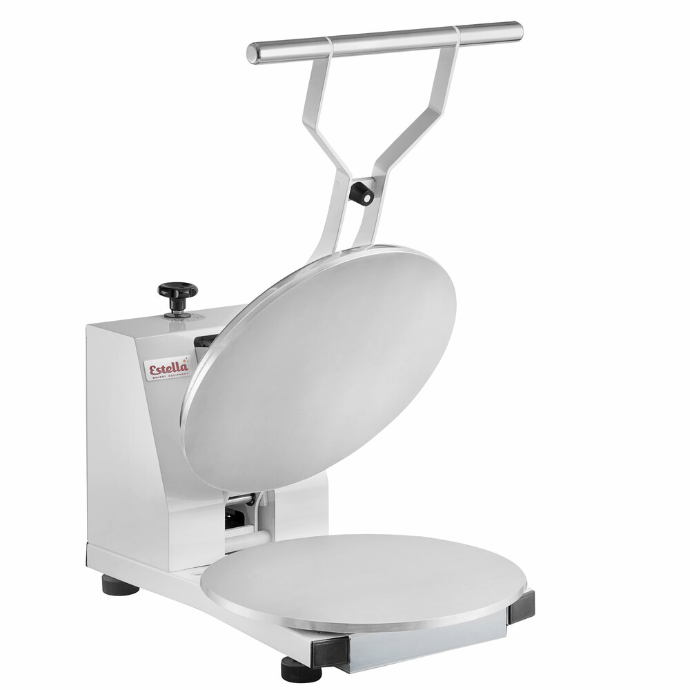 Estella DPC18P 18" Manual Clamshell Pizza Dough Press 120V, 1200W