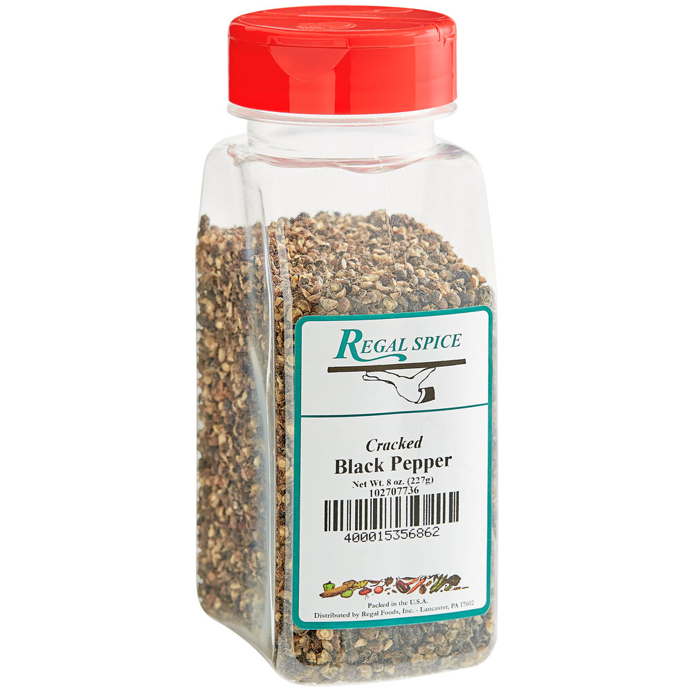 Regal Cracked Black Pepper - 8 oz.