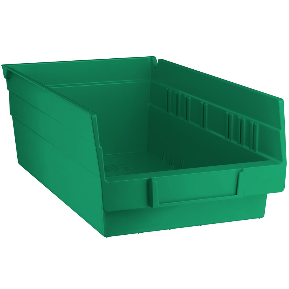 Regency Green Shelf Bin, 11 5/8 inch x 6 5/8 inch x 4 inch - 30/Case