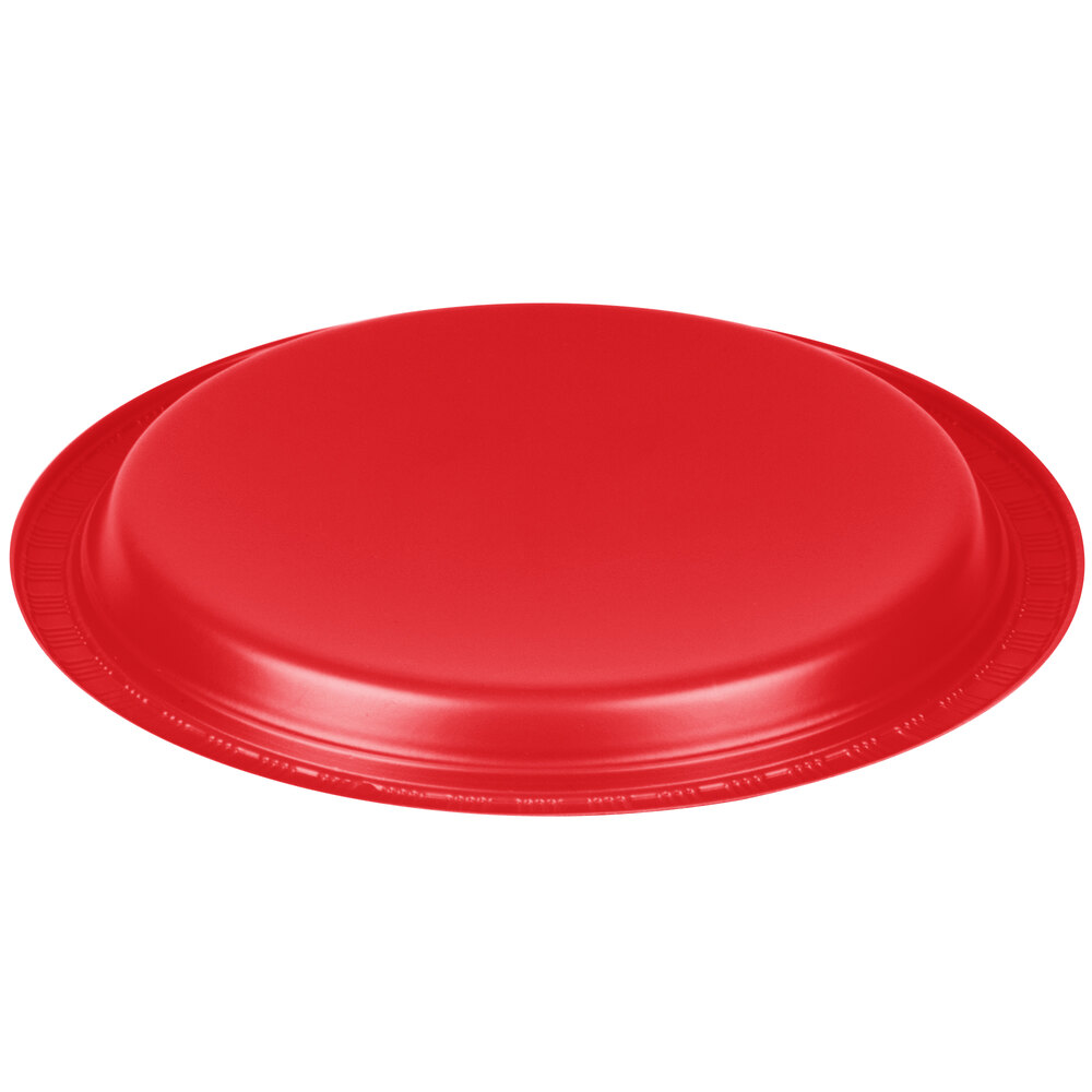 Creative Converting Red Plastic Plates, 50 Pack staurantStore