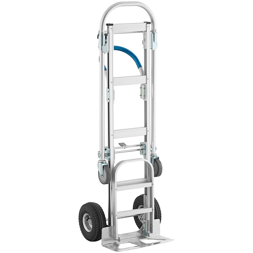 Lavex 750 lb. 2in1 Convertible Hand Truck with Nose Plate and