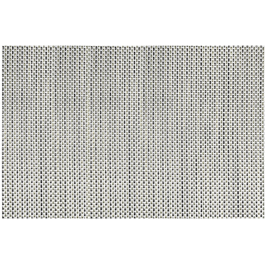 Front of the House Metroweave 18 1/4" x 12" Silver Basketweave Woven