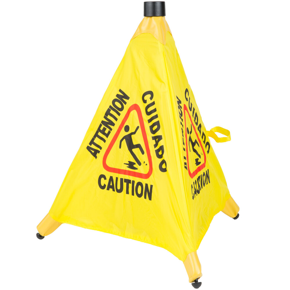 Pop Up Safety Cone  16" Auto Emergency Wet Floors  Sports Auto Be Seen Be Safe 