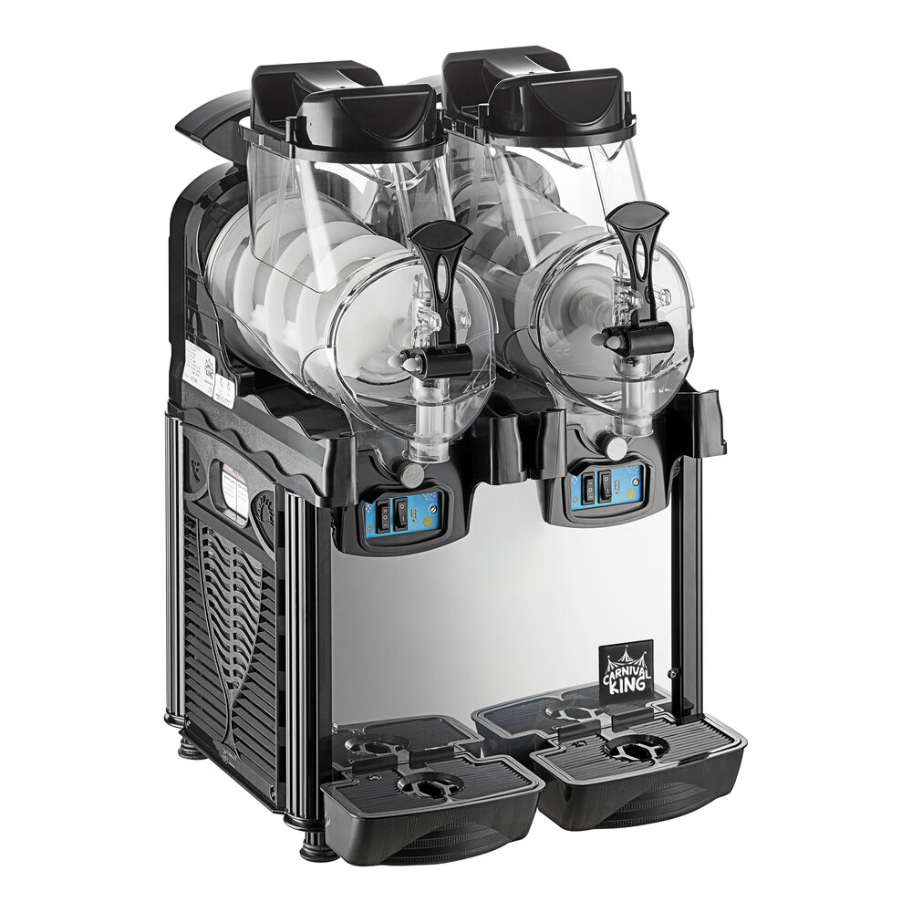 Carnival King Double 1.6 Gallon Pourover Granita / Slushy / Frozen