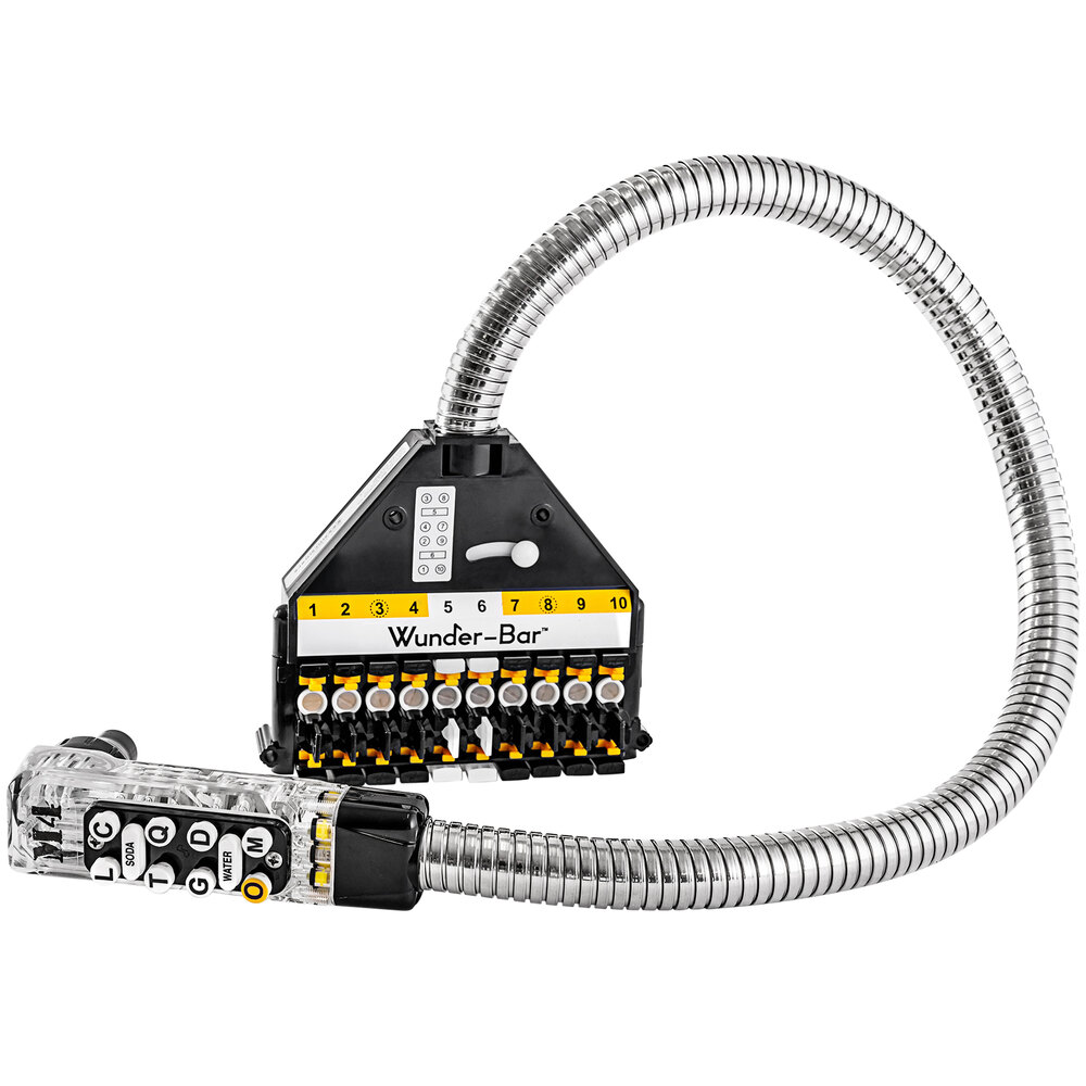 WunderBar M410530KSM3 10 Button Soda Gun with 3' Hose 5 Carbonated