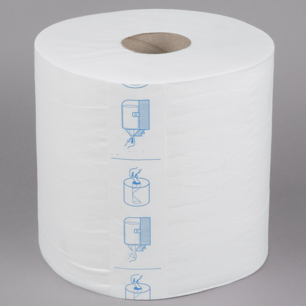 9 Inches Paper Towel Roll White 400 Feet 6 Rolls Soft Absorbent For Dispensers 