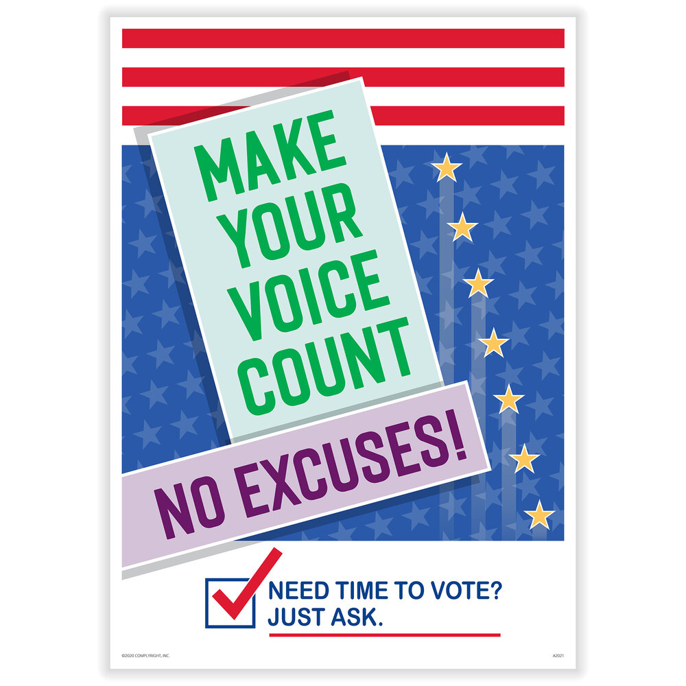 ComplyRight Exercise Your Right to Vote Poster