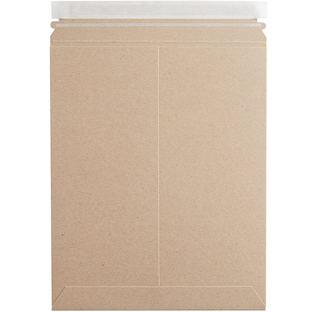 Lavex Stayflats® Kraft SelfSealing Rigid Mailer 3 11" x 13 1/2" 100/Case