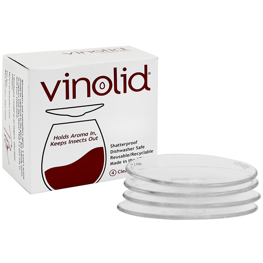 Vinolid Wine Glass Lid 7752SET 4/Set