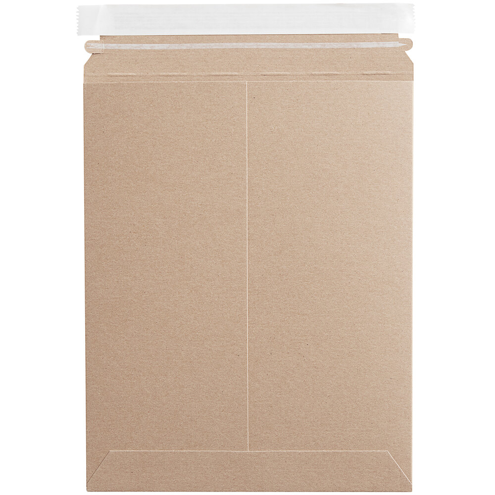Lavex Stayflats® Kraft SelfSealing Rigid Mailer 5 9 3/4" x 12 1/4