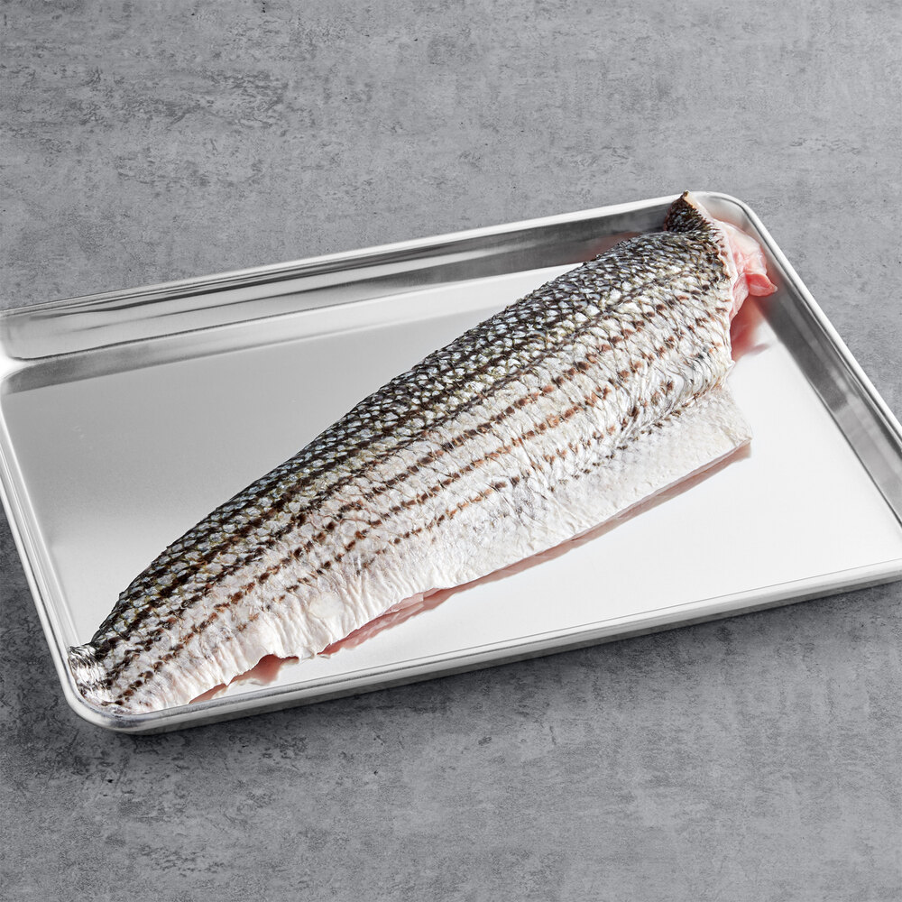 Wulf's Fish Striped Bass Fillets (Bulk 10 lb. Cases)
