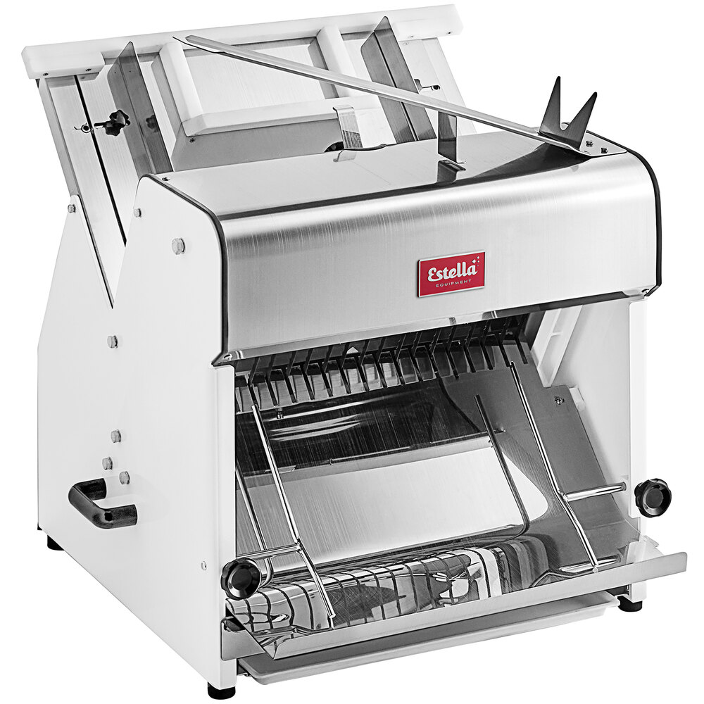 Bread Slicer, Bread Loaf Slicing Machine With Crumbs Tray
