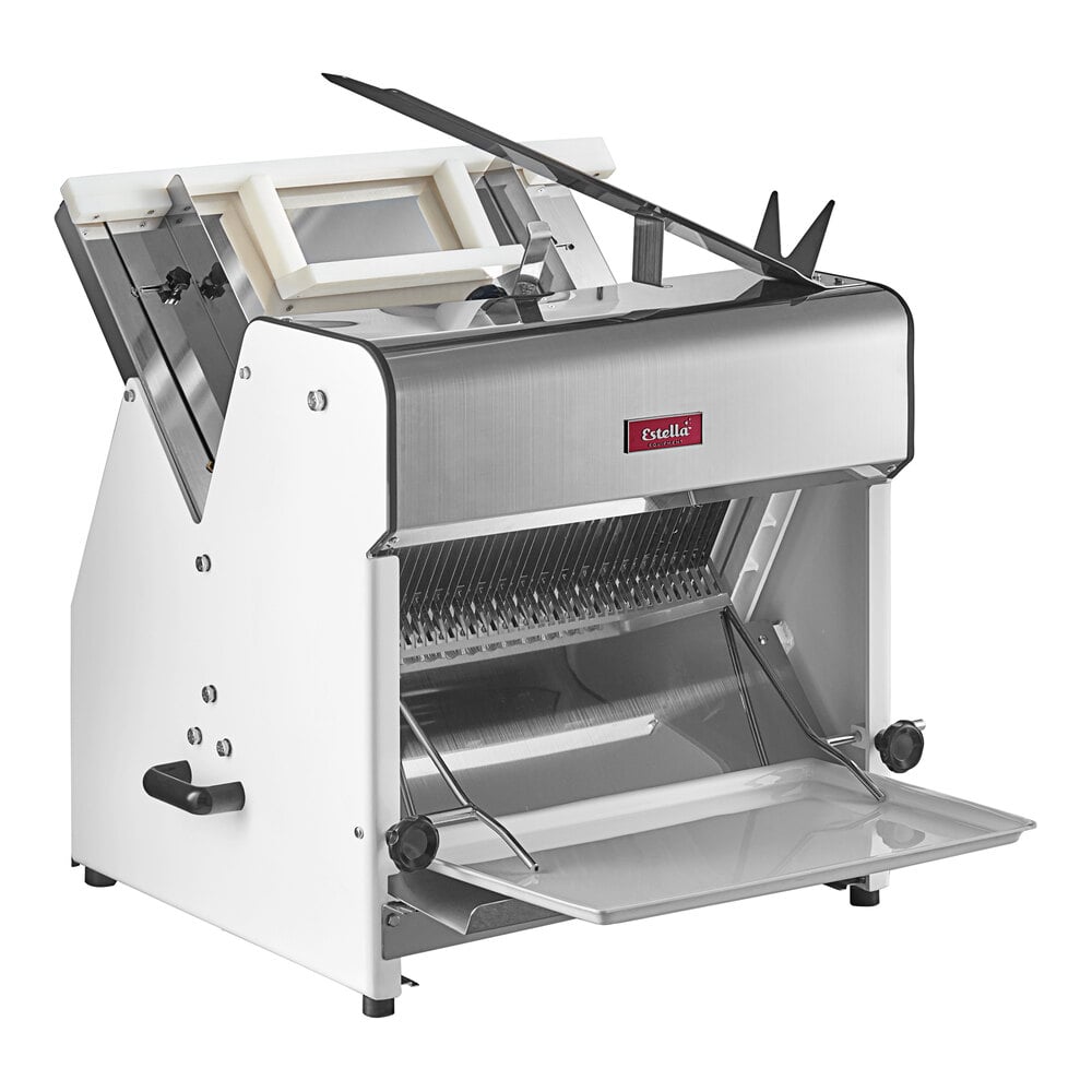 Estella Countertop Bread Slicer - 1/2 Slice Thickness, 18 3/4 Max Loaf  Length - 110V, 1/4 hp